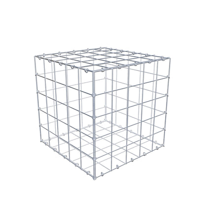 Gabion 50 cm x 50 cm x 50 cm (L x H x D), maskestørrelse 10 cm x 10 cm, C-ring