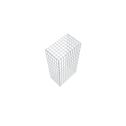 Pile aggiuntivo tipo 2 100 cm x 30 cm x 50 cm, maglia 5 cm x 10 cm, anello a C