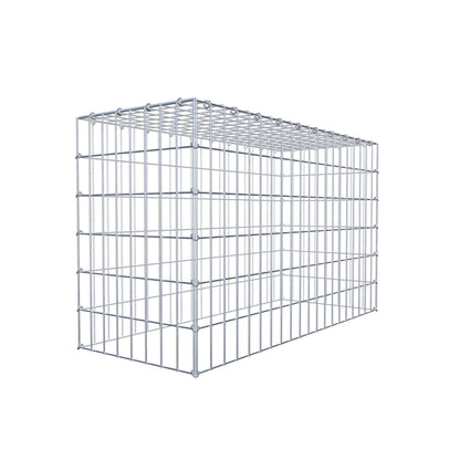Anbaugabione Typ 3 100 cm x 60 cm x 40 cm (L x H x T), Maschenweite 5 cm x 10 cm, C-Ring