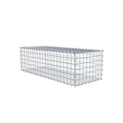Gabion 100 cm x 30 cm x 40 cm (L x H x D), mesh size 5 cm x 5 cm, spiral