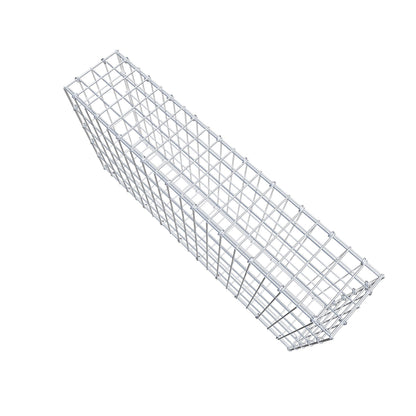 Gabião 100 cm x 50 cm x 20 cm (C x A x P), malhagem 5 cm x 10 cm, anel C