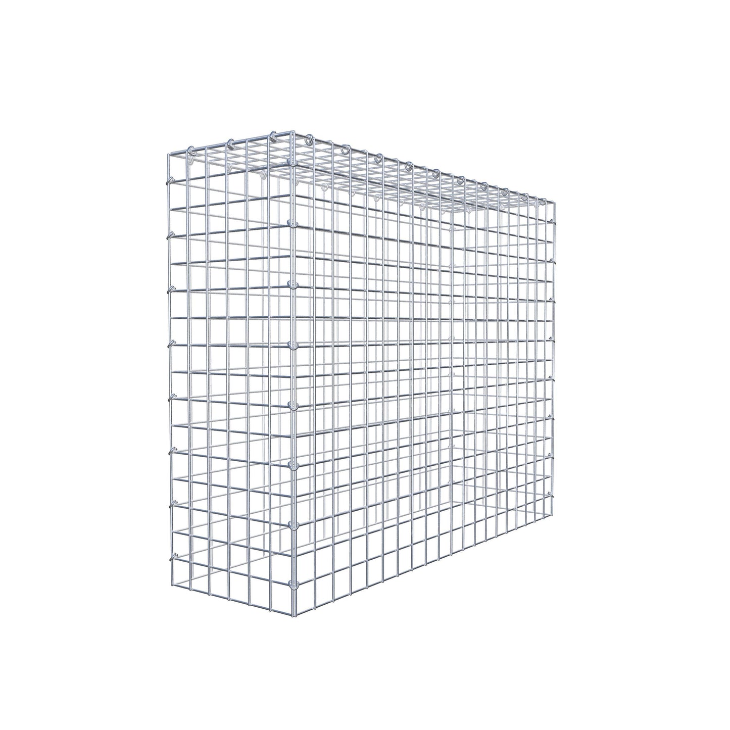 Gabbione aggiuntivo di tipo 3 100 cm x 80 cm x 30 cm (L x H x P), maglia 5 cm x 5 cm, anello a C
