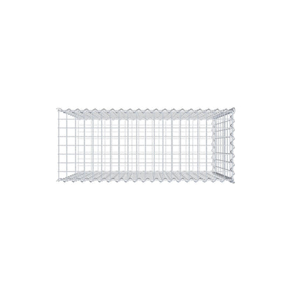 Gabbione aggiuntivo tipo 2 100 cm x 90 cm x 40 cm (L x H x P), dimensione maglia 5 cm x 10 cm, a spirale