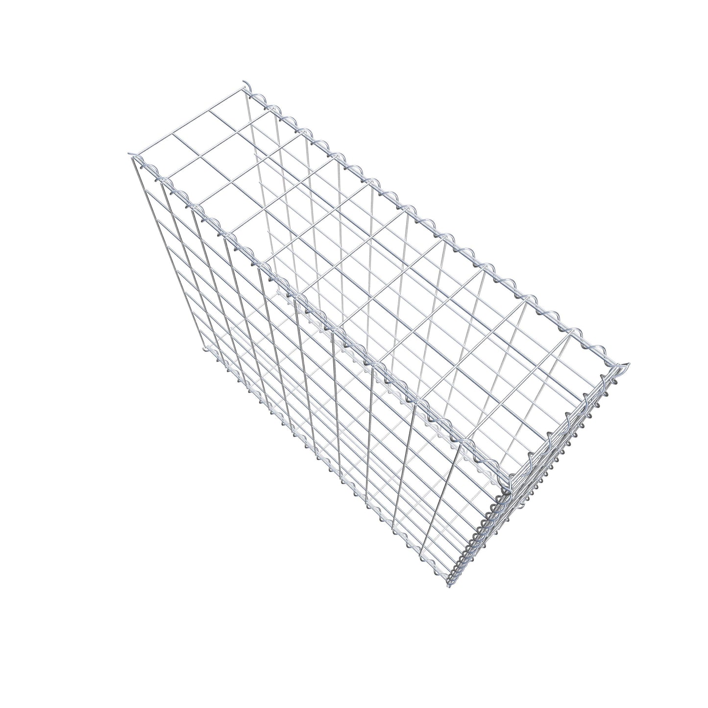 Gabbione aggiuntivo tipo 2 100 cm x 80 cm x 30 cm (L x H x P), maglia 10 cm x 10 cm, spirale