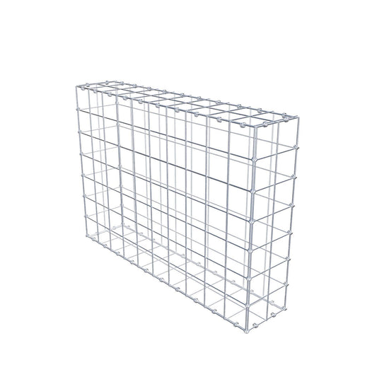 Gabbione 100 cm x 70 cm x 20 cm (L x H x P), maglia 10 x 10 cm, anello a spirale
