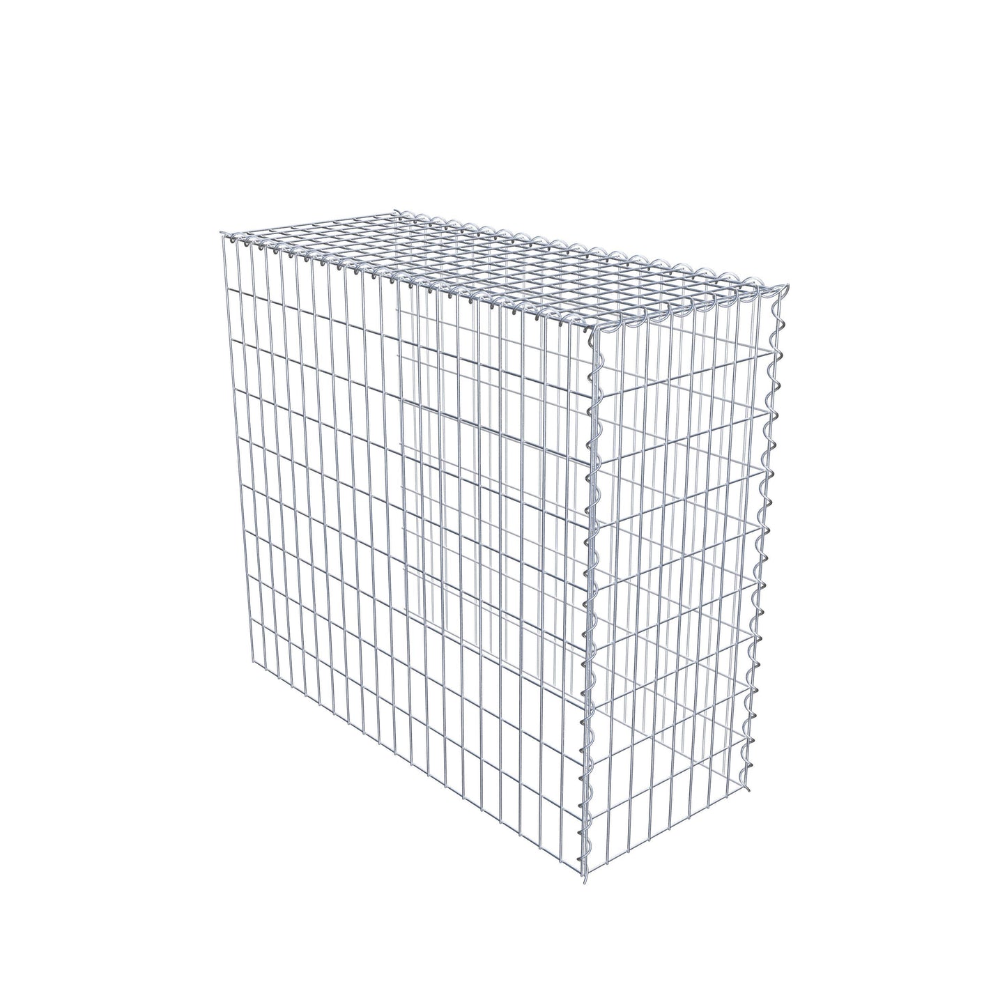 Gabbione aggiuntivo tipo 4 100 cm x 90 cm x 40 cm (L x H x P), maglia 5 cm x 10 cm, spirale
