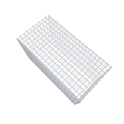 Gabion 100 cm x 60 cm x 50 cm (L x H x D), maskestørrelse 5 cm x 5 cm, C-ring