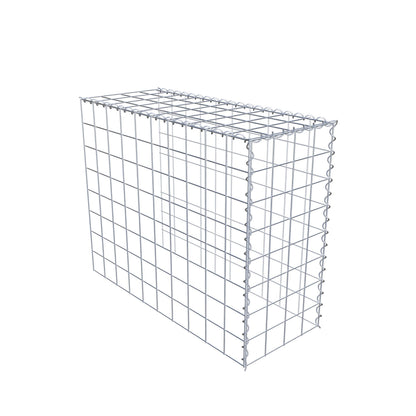 Gabião tipo 4 100 cm x 80 cm x 40 cm (C x A x P), malhagem 10 cm x 10 cm, espiral