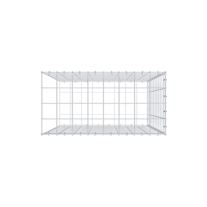 Gabião Tipo 2 100 cm x 80 cm x 40 cm (C x A x P), malhagem 10 cm x 10 cm, anel C