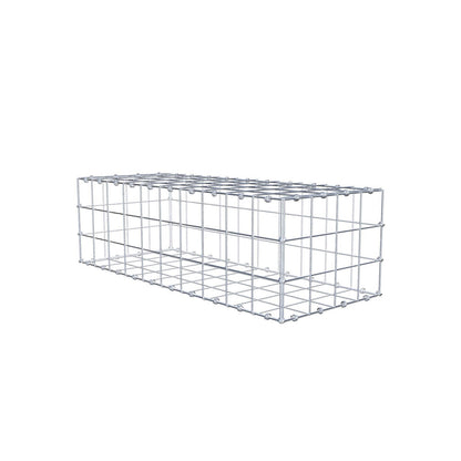 Gabião 100 cm x 30 cm x 40 cm (C x A x P), malhagem 10 x 10 cm, anel espiral