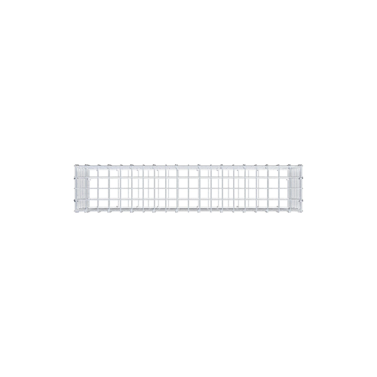 Gabião 100 cm x 40 cm x 20 cm (C x A x P), malhagem 5 cm x 5 cm, anel C