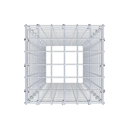Monteret gabion type 3 100 cm x 30 cm x 30 cm (L x H x D), maskestørrelse 5 cm x 5 cm, C-ring