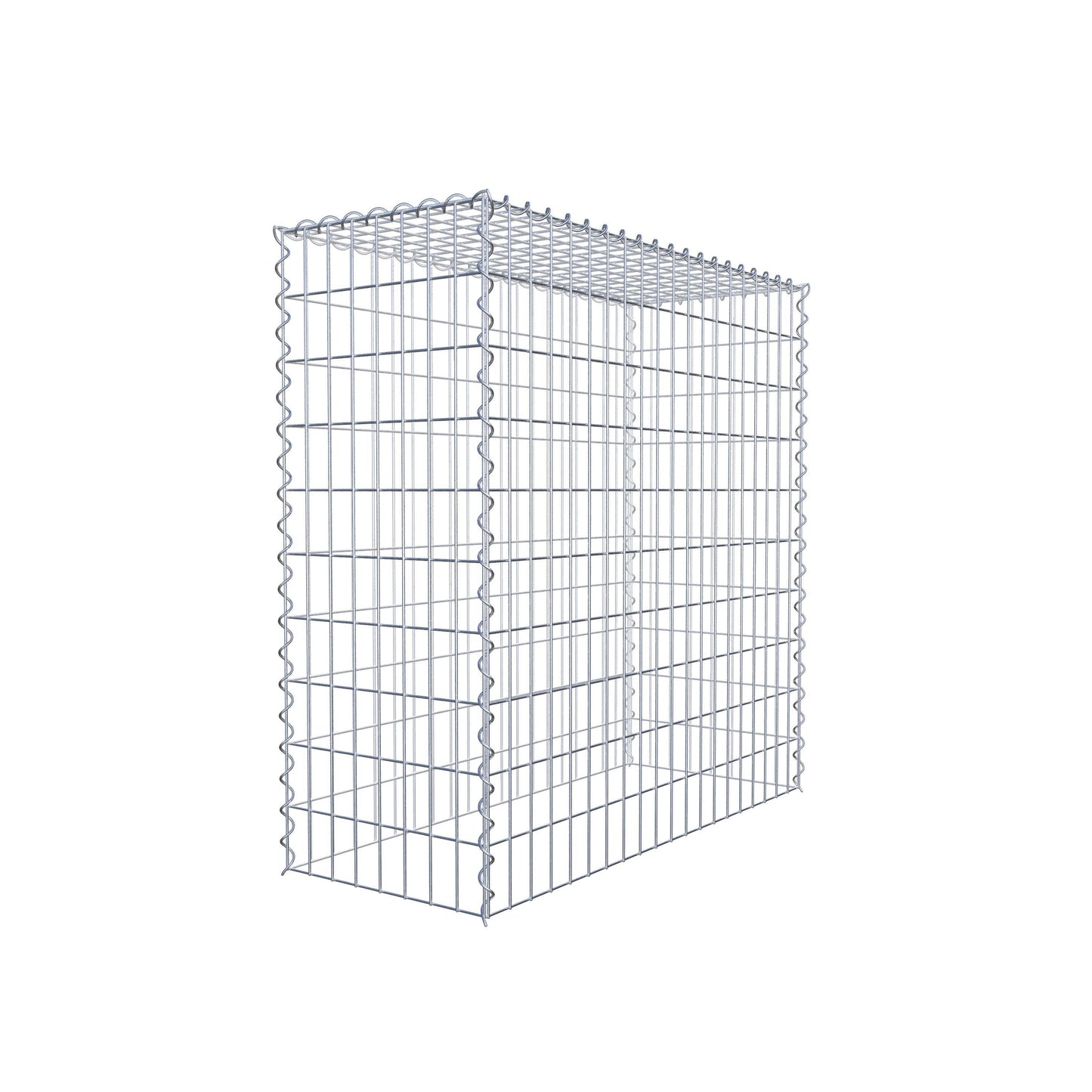 Gavión complementario tipo 3 100 cm x 100 cm x 40 cm (L x A x P), malla 5 cm x 10 cm, espiral