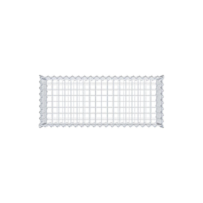 Gabion 100 cm x 30 cm x 40 cm (L x H x D), mesh size 5 cm x 5 cm, spiral