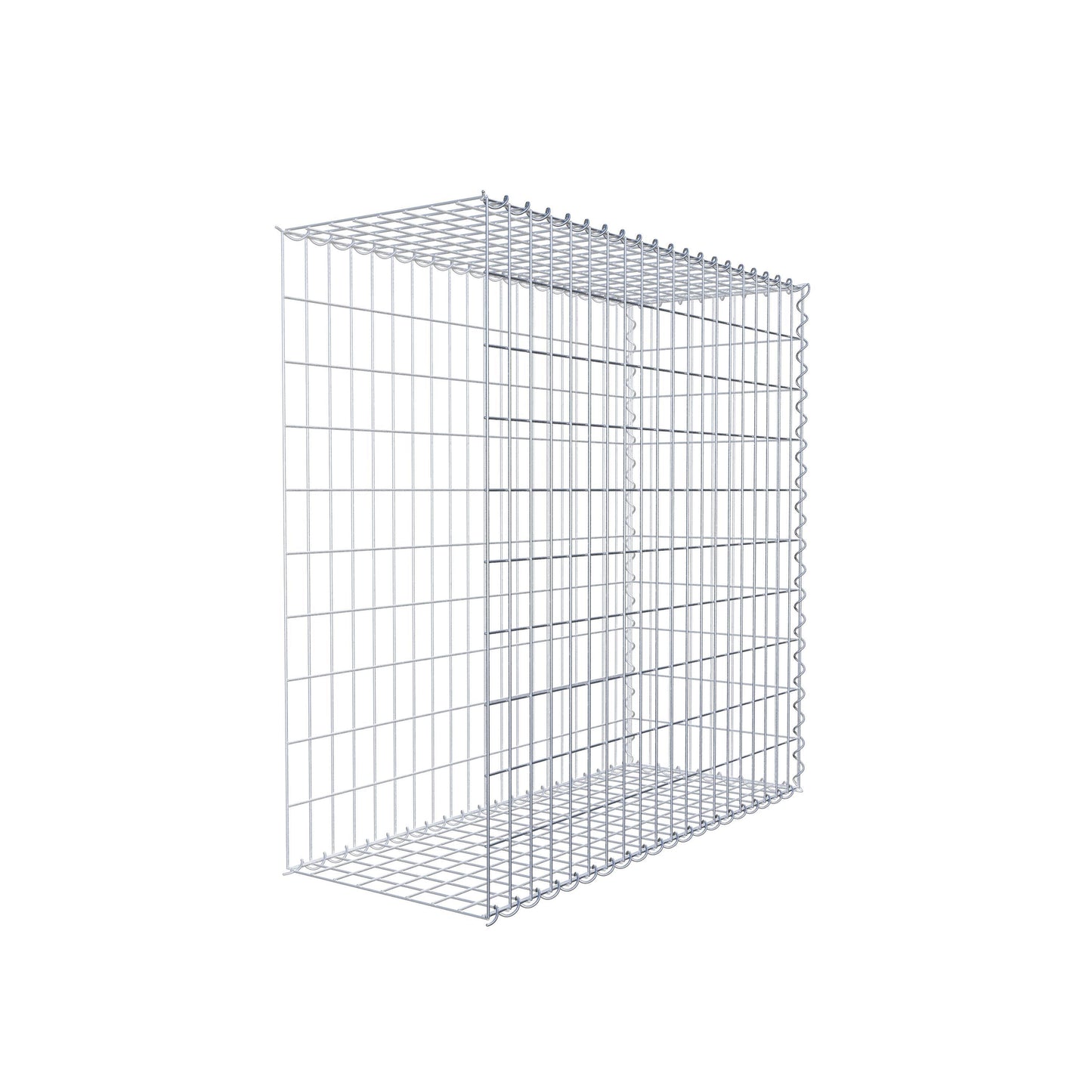 Anbaugabione Typ 2 100 cm x 100 cm x 40 cm (L x H x T), Maschenweite 5 cm x 10 cm, Spirale