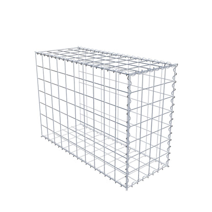 Gabião tipo 2 100 cm x 70 cm x 40 cm (C x A x P), malhagem 10 cm x 10 cm, espiral