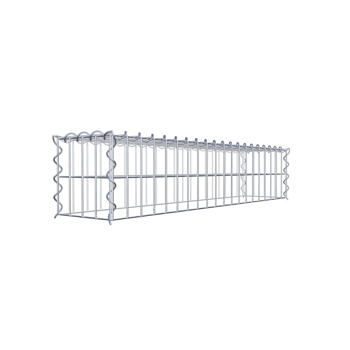 Add-on schanskorf type 3 100 cm x 20 cm x 20 cm (L x H x D), maaswijdte 5 cm x 10 cm, spiraalvormig
