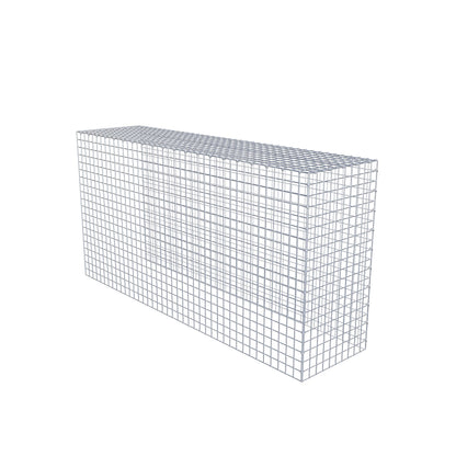 Gavión adicional tipo 4 200 cm x 100 cm x 50 cm (L x A x P), malla 5 cm x 5 cm, anillo en C