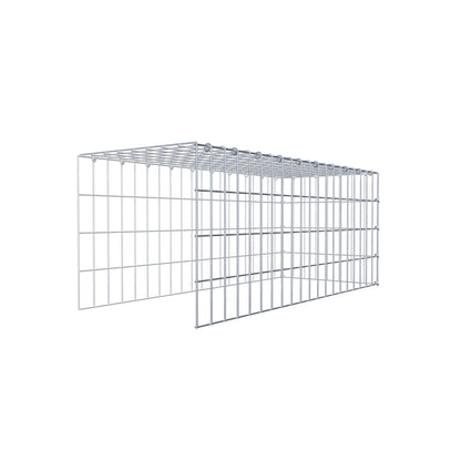Gabião tipo 4 100 cm x 40 cm x 40 cm (C x A x P), malhagem 5 cm x 10 cm, anel C