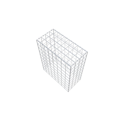 Mounted gabion type 3 100 cm x 80 cm x 40 cm (L x H x D), mesh size 10 cm x 10 cm, C-ring