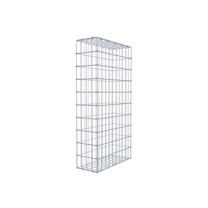 Gabião 100 cm x 50 cm x 20 cm (C x A x P), malhagem 5 cm x 10 cm, anel C