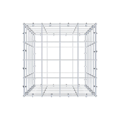 Gabion 50 cm x 40 cm x 40 cm (L x H x D), maskestørrelse 10 cm x 10 cm, C-ring