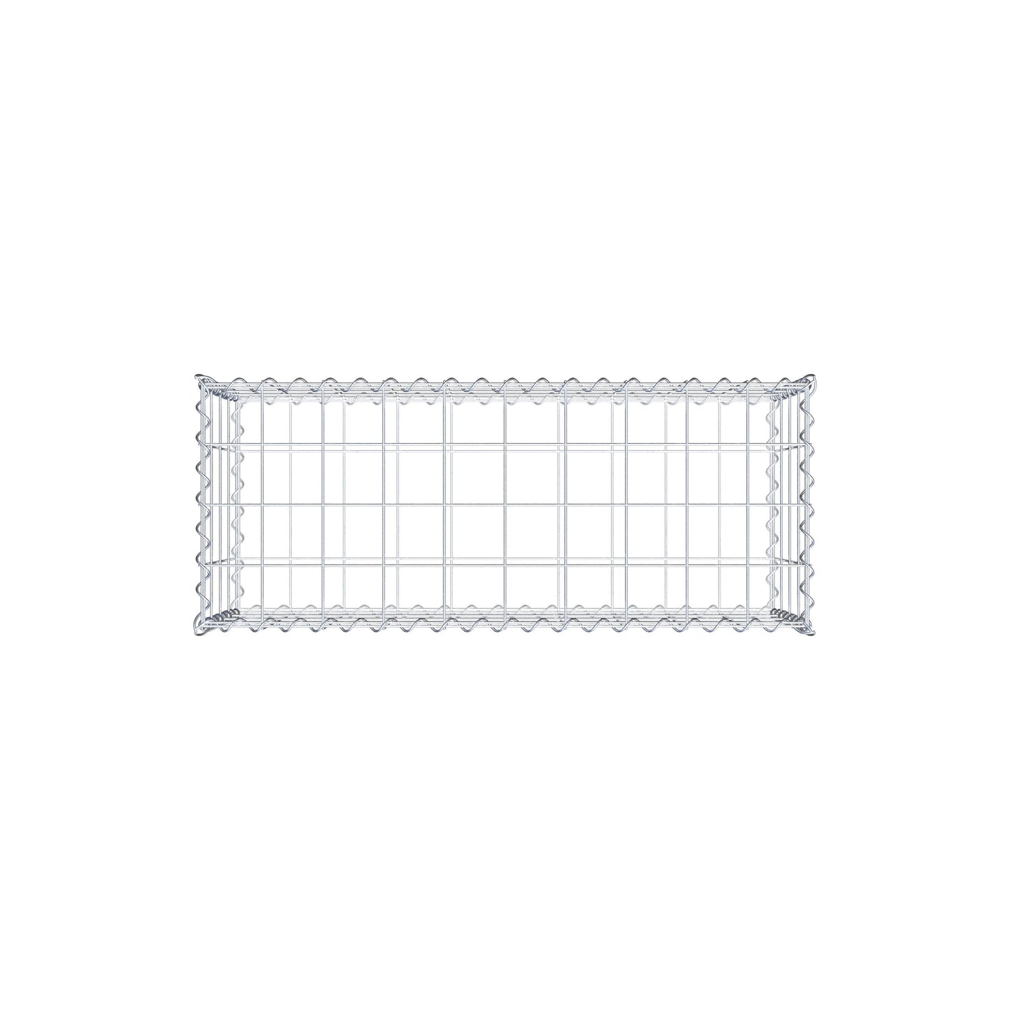 Gabion 100 cm x 40 cm x 40 cm (L x H x D), mesh size 10 cm x 10 cm, spiral