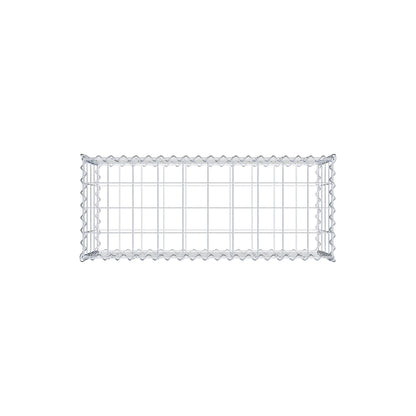 Gabion 100 cm x 40 cm x 40 cm (L x H x D), mesh size 10 cm x 10 cm, spiral