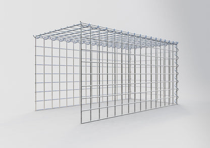 Extra gabion typ 4 80 cm x 40 cm x 40 cm (L x H x D), maskstorlek 5 cm x 5 cm, spiral