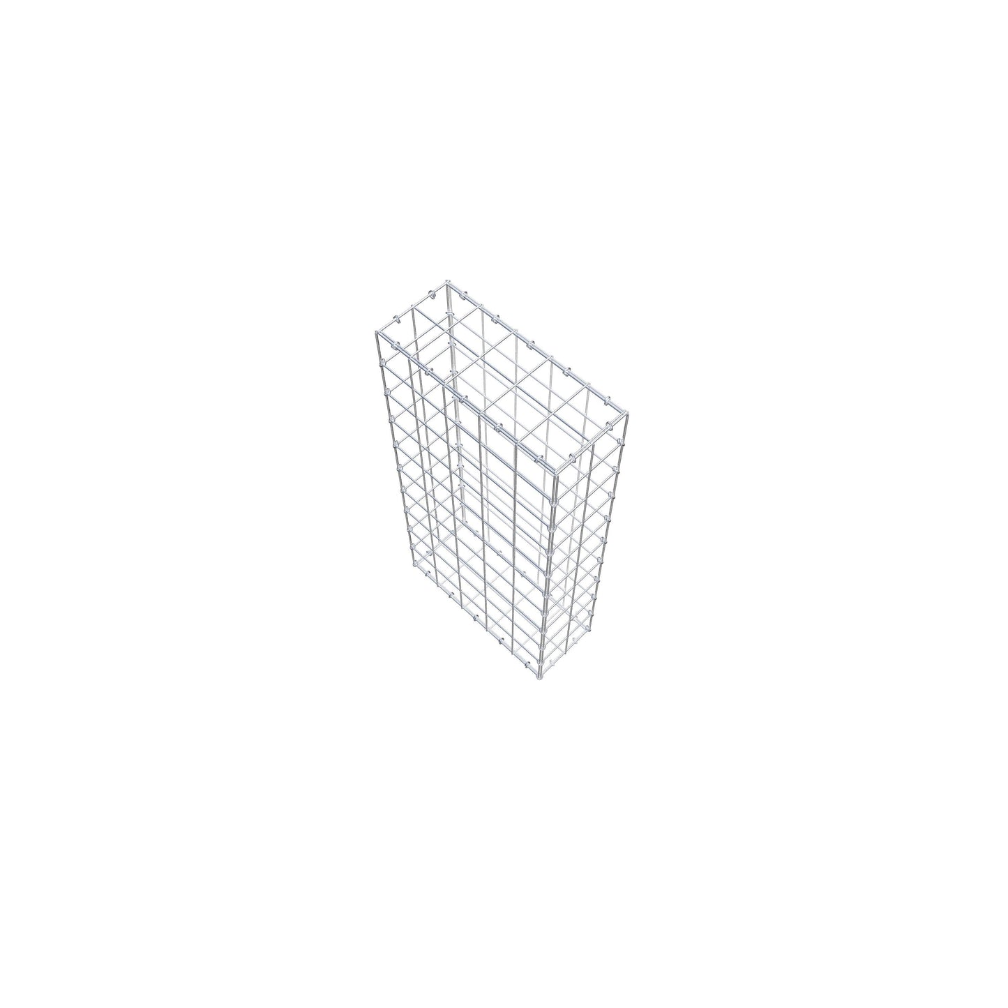 Gabião 100 cm x 50 cm x 20 cm (C x A x P), malhagem 10 cm x 10 cm, anel C