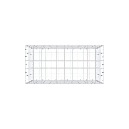 Gabion 100 cm x 70 cm x 50 cm (L x H x D), maskestørrelse 10 cm x 10 cm, C-ring