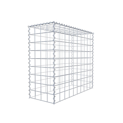 Add-on schanskorf type 3 100 cm x 90 cm x 40 cm (L x H x D), maaswijdte 10 cm x 10 cm, spiraal