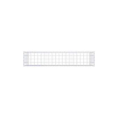 Gabion 200 cm x 100 cm x 40 cm (L x H x D), maskestørrelse 10 cm x 10 cm, C-ring