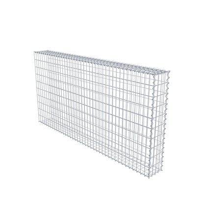 Gabion rapporté type 2 200 cm x 100 cm x 20 cm (L x H x P), mailles 5 cm x 10 cm, spirale