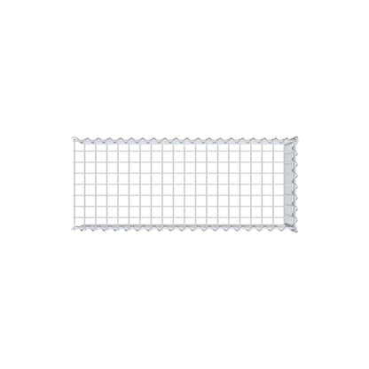 Gabbione aggiuntivo tipo 4 100 cm x 30 cm x 40 cm (L x H x P), dimensione maglia 5 cm x 5 cm, a spirale