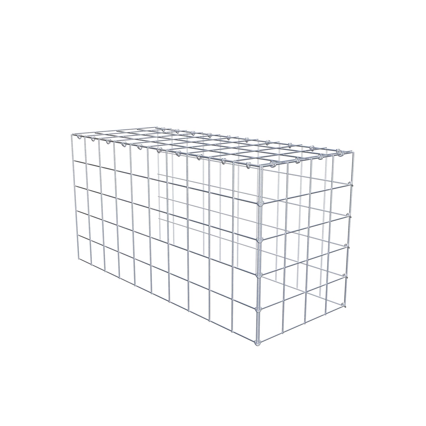 Pile aggiuntivo tipo 4 100 cm x 50 cm x 40 cm (L x H x P), maglia 10 cm x 10 cm, anello a C
