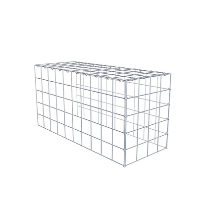 Pile aggiuntivo tipo 4 100 cm x 50 cm x 40 cm (L x H x P), maglia 10 cm x 10 cm, anello a C