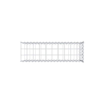 Påväxt gabion typ 2 100 cm x 40 cm x 30 cm (L x H x D), maskstorlek 10 cm x 10 cm, spiral