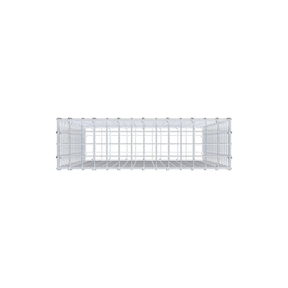 Gabion 100 cm x 70 cm x 20 cm (L x H x D), mesh size 5 cm x 5 cm, C-ring