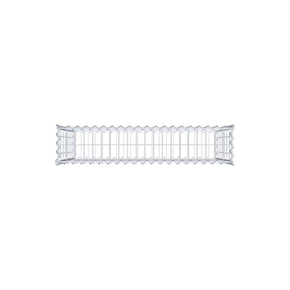 Gabião 100 cm x 70 cm x 20 cm (C x A x P), malhagem 5 cm x 10 cm, espiral