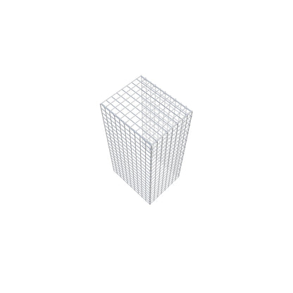 Anbaugabione Typ 4 100 cm x 50 cm x 40 cm (L x H x T), Maschenweite 5 cm x 5 cm, C-Ring