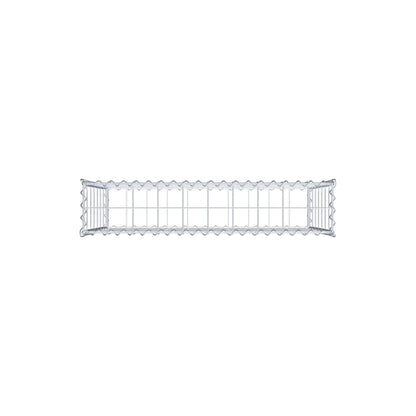 Gabion 100 cm x 70 cm x 20 cm (L x H x D), mesh size 10 cm x 10 cm, spiral