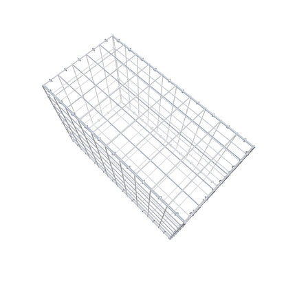 Gabion 100 cm x 70 cm x 50 cm (L x H x D), maskestørrelse 10 cm x 10 cm, C-ring