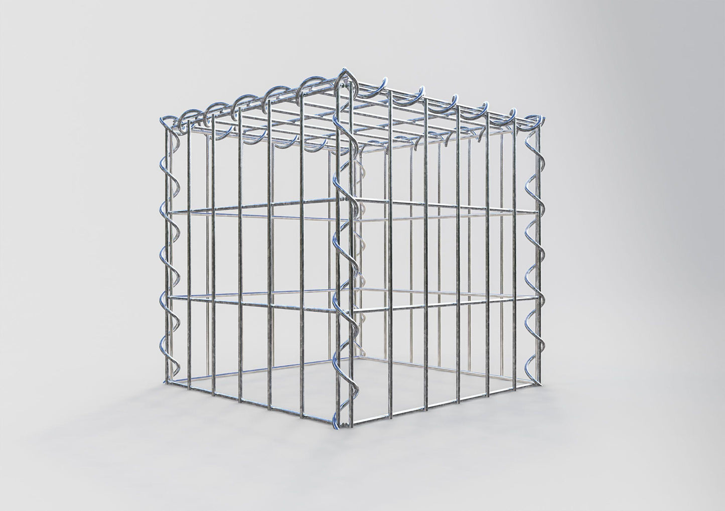 Gavión adicional tipo 3 30 cm x 30 cm x 30 cm (L x A x P), malla 5 cm x 10 cm, en espiral
