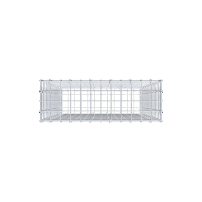 Gabião 100 cm x 60 cm x 20 cm (C x A x P), malhagem 5 cm x 5 cm, anel C
