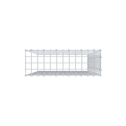 Fourche rapportée type 4 100 cm x 60 cm x 20 cm (L x H x P), mailles 5 cm x 5 cm, anneau C