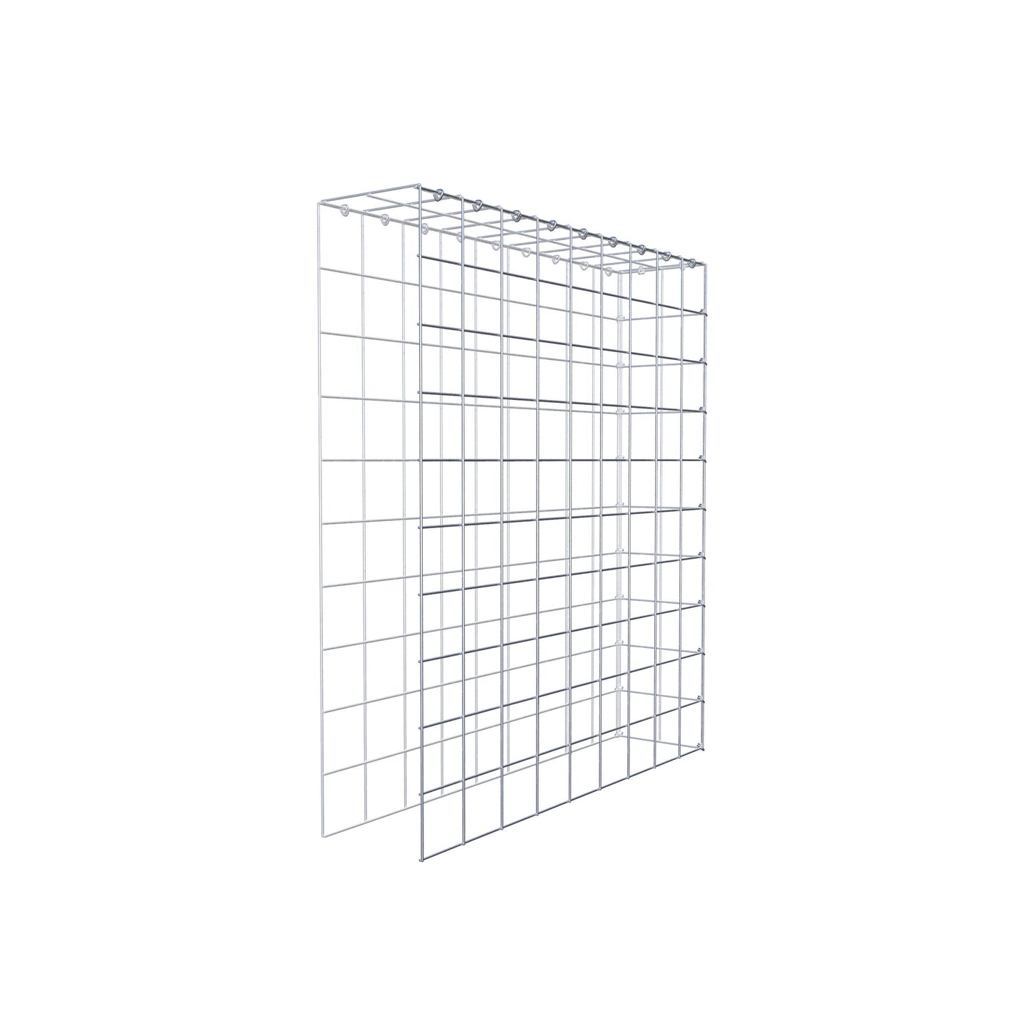 Gavión adicional tipo 4 100 cm x 90 cm x 20 cm (L x A x P), malla 10 cm x 10 cm, anillo en C