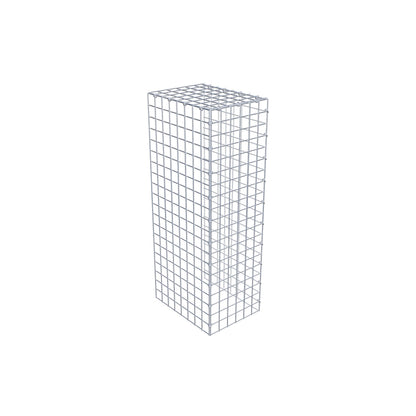Gabião Tipo 4 100 cm x 40 cm x 30 cm (C x A x P), malhagem 5 cm x 5 cm, anel C