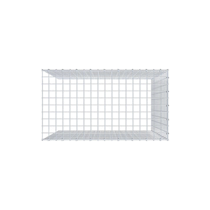 Extra gabion typ 4 100 cm x 90 cm x 50 cm (L x H x D), maskstorlek 5 cm x 5 cm, C-ring