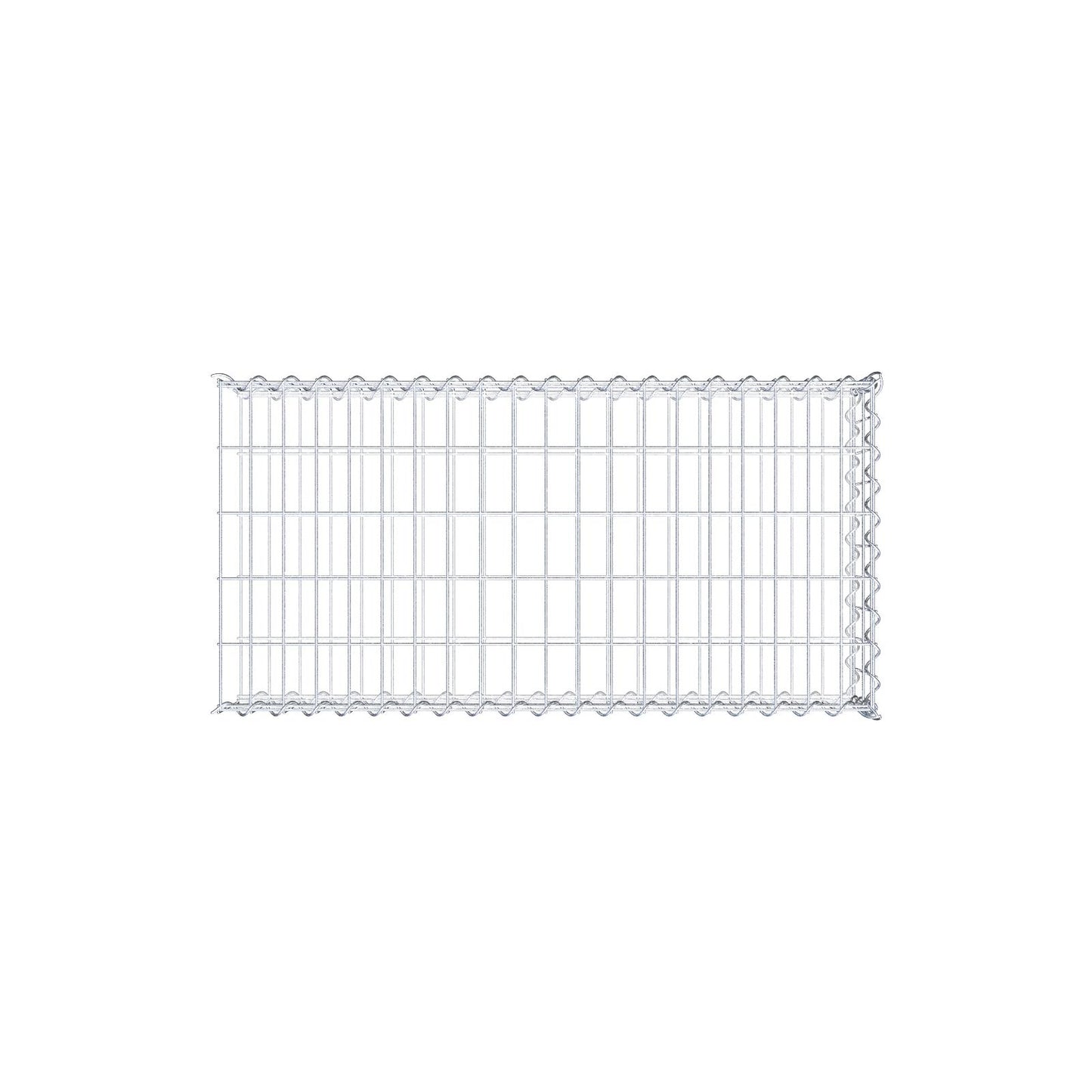 Gabbione aggiuntivo tipo 2 100 cm x 20 cm x 50 cm (L x A x P), maglia 5 cm x 10 cm, spirale